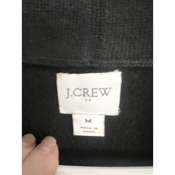 J.Crew $138 Chelsea Sweater Blazer in Black Medium Cardigan Boxy Top  BA866 - Picture 4 of 7
